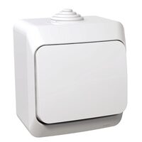 Intrerupator simplu alb, Schneider Electric CEDAR WDE000510