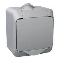 Intrerupator simplu gri, Schneider Electric CEDAR WDE000610