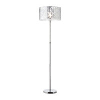 Lampadar modern crom abajur textil argintiu 1xE27, Astrid 01-1179 Smarter