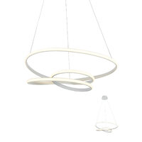 Lustra moderna aluminiu alb mat, LED Sintra 01-2191 Smarter