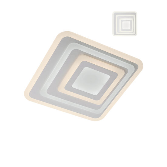 Plafoniera LED telecomanda alb cald/rece timer il. veghe, Stratos 01-2337 Smarter