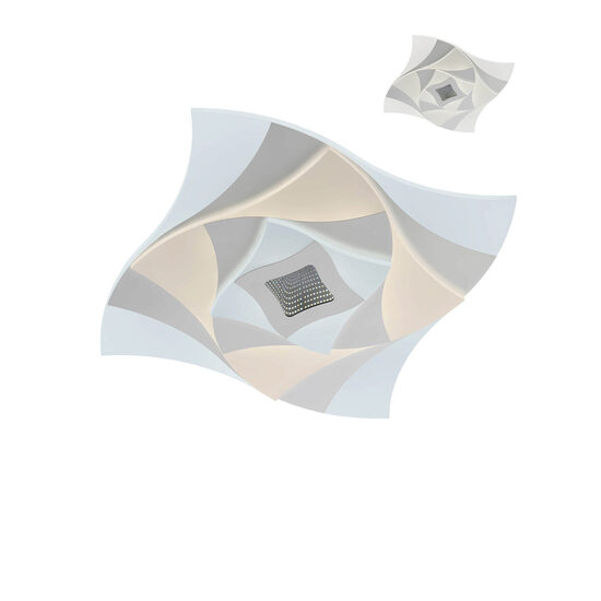 Plafoniera LED telecomanda alb cald/rece timer il. veghe, Stratos 01-2341 Smarter