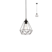Lustra moderna metalica negru mat,Krill 01-1388 Smarter