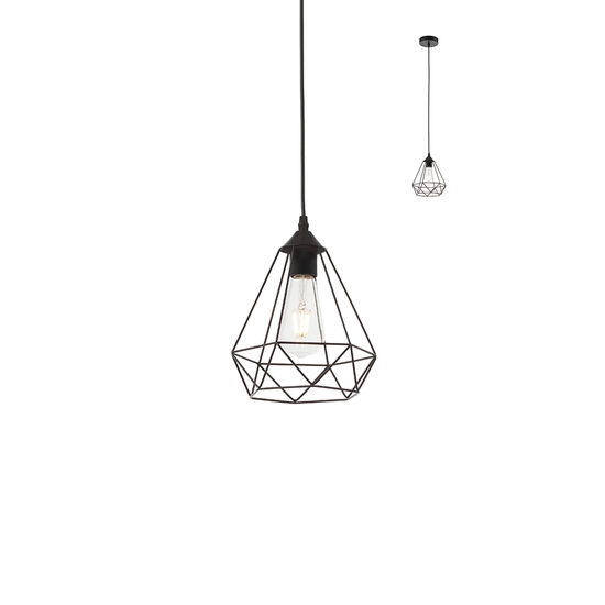 Lustra moderna metalica negru mat,Krill 01-1388 Smarter