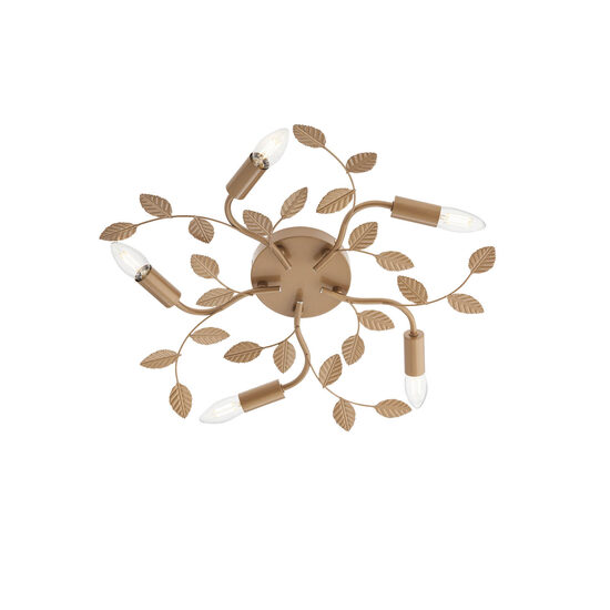 Plafoniera moderna bronz antichizat, Tiara 02-980 Smarter