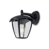 Aplica exterior IP44 negru mat dispersor policarbonat, Edmond 9155 Smarter