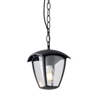 Lustra exterior IP44 negru mat dispersor policarbonat, Edmond 9156 Smarter