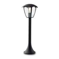 Stalp exterior IP44 negru mat dispersor policarbonat, Edmond 9157 Smarter