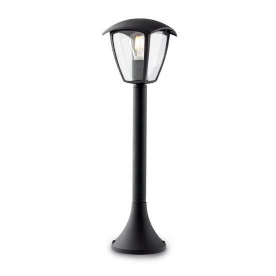 Stalp exterior IP44 negru mat dispersor policarbonat, Edmond 9157 Smarter