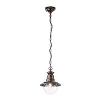 Lustra exterior IP44 aluminiu turnat negru patinat cupru, Scott 9046 Smarter