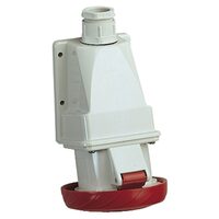 Priza inclinata cu montaj pe perete 16A, 380V, IP67, 5 Poli, Schneider Electric PRATIKA PKF16W735