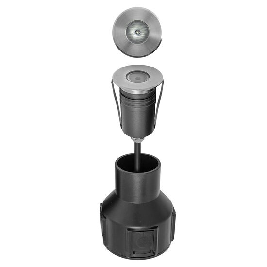 Spot LED incastrat IP67 XGROUND RGB 1x3W 12V DC RGB Ø54 mm 40° Arelux GD03RGB40