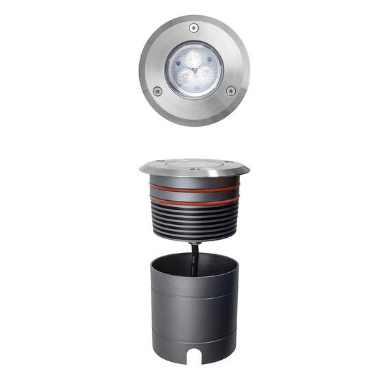 Spot LED incastrat IP67 XGROUND RGB 3x3W 12V DC RGB Ø116 mm 60° Arelux GD07RGB60
