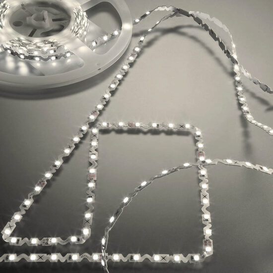 Banda LED XRIBO ZIGZAG IP65 rola 5 m 72W/5ml 72LED/ml 3000K >115° Arelux RB27265ZWW