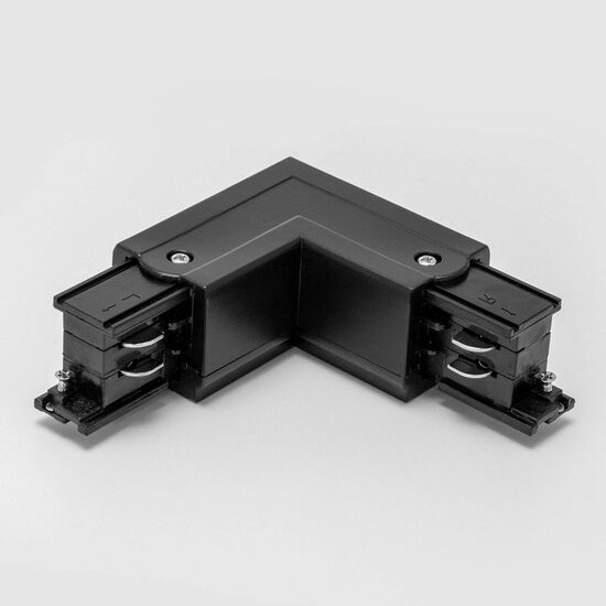 Element conexiune L si alimentare stanga 2 sine 3 circuite TRACK N 3c L MBK Arelux TKN1008 BK