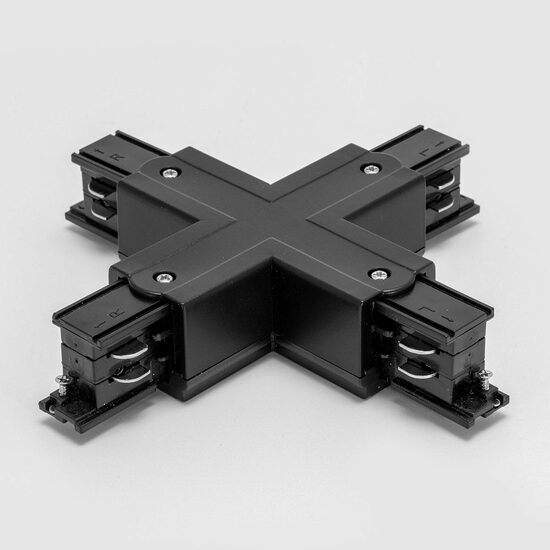 Element conexiune in cruce si alimentare 4 sine 3 circuite TRACK N 3c X BK Arelux TKN1011 BK