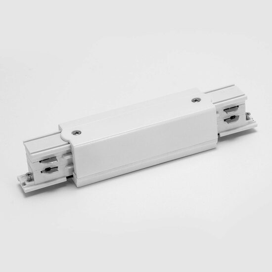 Conector liniar conexiune mecanica si electrica si alimentare 2 sine 3 circuite TRACK N 3c Arelux TKN1018 MWH