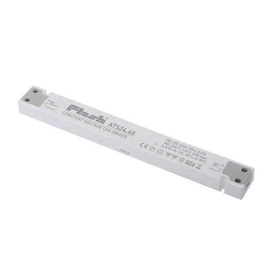 Alimentator tensiune continua 24V slim DRIVER SLIM TC 24V 45W IP20 Arelux ATS24.45