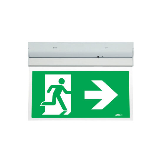 Corp de iluminat de siguranta evacuare dreapta XWAY RIGHT Arelux WY10M ARN