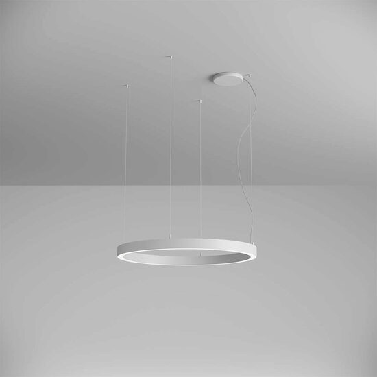 Corp de iluminat inelar LED aplicat/suspendat XAMBIT 57W 4000K D90 IP20 105° SWH Arelux AM02NW SWH