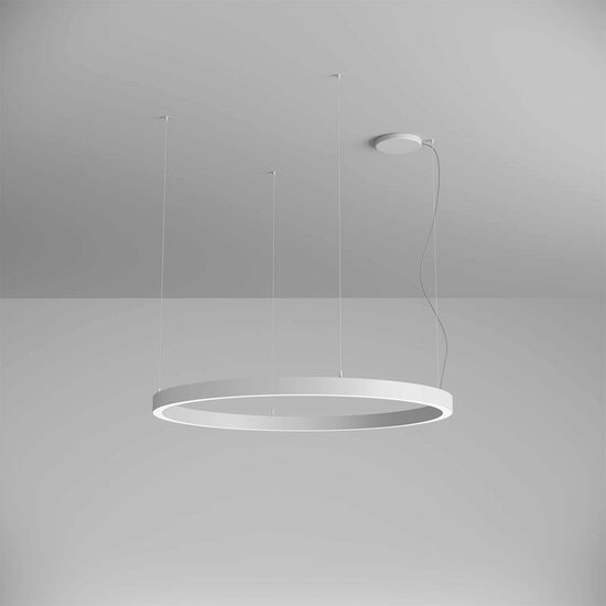 Corp de iluminat inelar LED aplicat/suspendat XAMBIT 75W 4000K D120 IP20 105° SWH Arelux AM03NW SWH