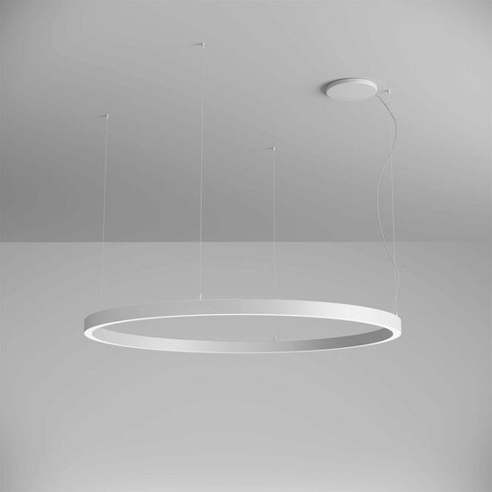 Corp de iluminat inelar LED aplicat/suspendat XAMBIT 97W 4000K D154 IP20 105° SWH Arelux AM04NW SWH