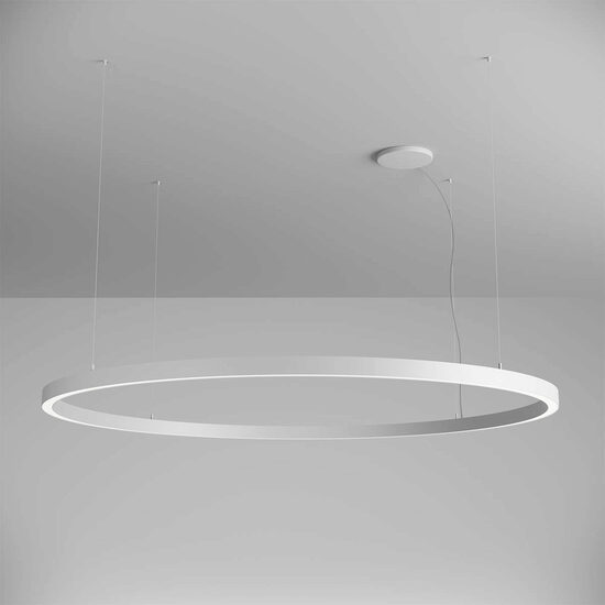 Corp de iluminat inelar LED aplicat/suspendat XAMBIT 120W 4000K D204 IP20 105° SWH Arelux AM05NW SWH