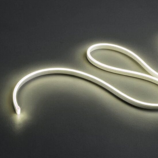 Banda LED XSNAKE flexibila monocromatica acoperire silicon IP67 rola 5 m 8W/ml 6X12mm 24V 3000K Arelux SNK6X12WW
