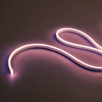 Banda LED XSNAKE RED flexibila monocromatica rosie acoperire silicon IP67 rola 5 m 8W/ml 6X12mm 24V Arelux SNK6X12R
