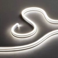 Banda LED XSNAKE flexibila monocromatica IP67 rola 5 m 12W/ml 120LED/ml 24V DC 3000K 120° Arelux SNK12X20WW