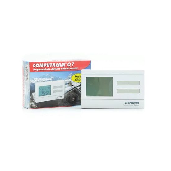 Termostat de ambient cu transmisie prin cablu, programabil,Computherm Q7 THERMQ7