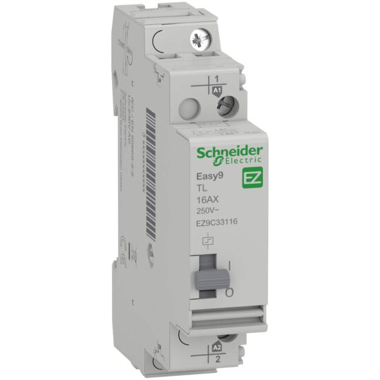 Teleruptor TL, 1P, 1NO, 16A, 230V, 50Hz, Schneider Electric Easy9 EZ9C33116