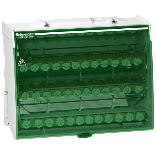 Repartitor etajat cu surub, 4P, 125A, 48 gauri, Schneider Electric Easy9 LGY412548