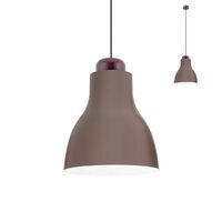 Lustra moderna lemn maro dispersor aluminiu 1xE27/42W, Cadeira 01-1606 Redo