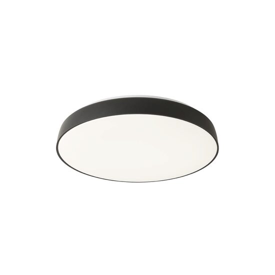 Plafonieră moderna neagra dispersor PMMA LED 24W/2750lm/3000K, Erie 01-1680 Redo