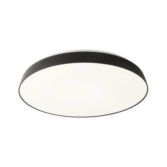 Plafonieră moderna neagra dispersor PMMA LED 50W/5400lm/3000K, Erie 01-1682 Redo