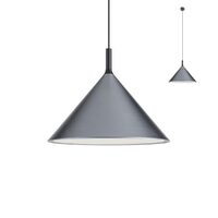 Lustra moderna conica abajur negru 1xE27/42W, Jaap 01-1610 Redo