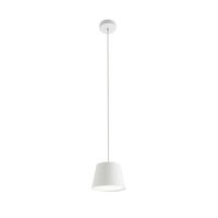 Lustra moderna alba abajur metalic LED 6W/540lm/3000K, Lolli 01-1495 Redo