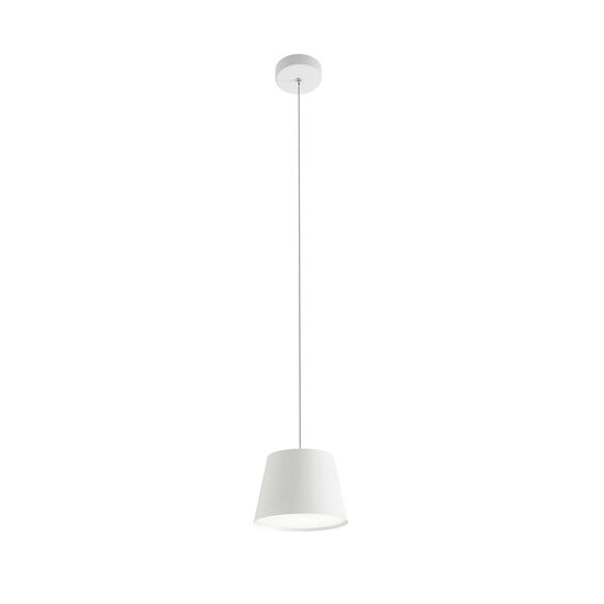 Lustra moderna alba abajur metalic LED 6W/540lm/3000K, Lolli 01-1495 Redo