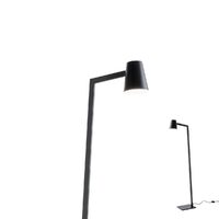 Lampadar modern negru abajur metalic 1xE27/42W, Mingo 01-1557 Redo