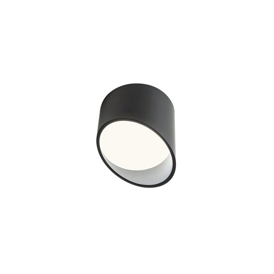 Plafonieră moderna neagra LED 6W/750lm/3000K, Uto 01-1626 Redo