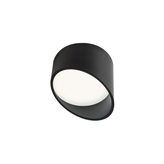 Plafonieră moderna neagra LED 12W/1500lm/3000K, Uto 01-1628 Redo