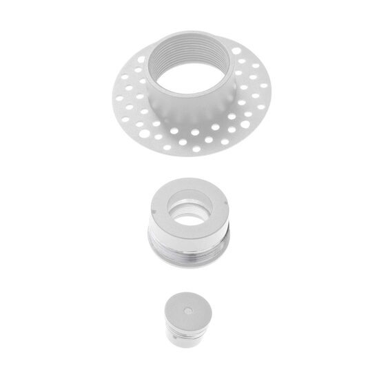 Accesoriu din metal vopsit alb mat pentru montajul trimless, CT1 MWH Redo