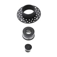 Accesoriu din metal vopsit negru mat pentru montajul trimless, CT1 MBK Redo