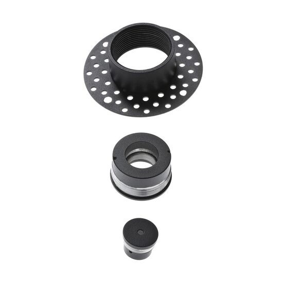 Accesoriu din metal vopsit negru mat pentru montajul trimless, CT1 MBK Redo