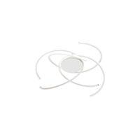 Plafoniera moderna alba dispersor silicon LED 60W/6600lm/3000K, Alien 01-1801 Redo