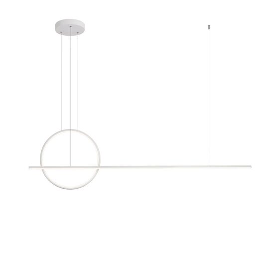 Lustra moderna alba LED 49W/5453lm/4000K D40, Giotto 01-1847 Redo