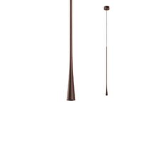 Lustra moderna maro, dispersor din aluminiu, LED 7W/720lm/3000K, Ito 01-1760, Redo