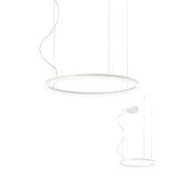 Lustra moderna alba  il. direct LED 42W/4536lm/3000K, Orbit 01-1710-TRIAC Redo