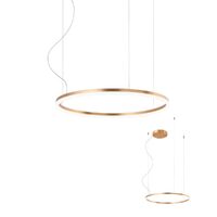 Lustra moderna bronz  il. direct LED 42W/4536lm/3000K, Orbit 01-1711-TRIAC Redo